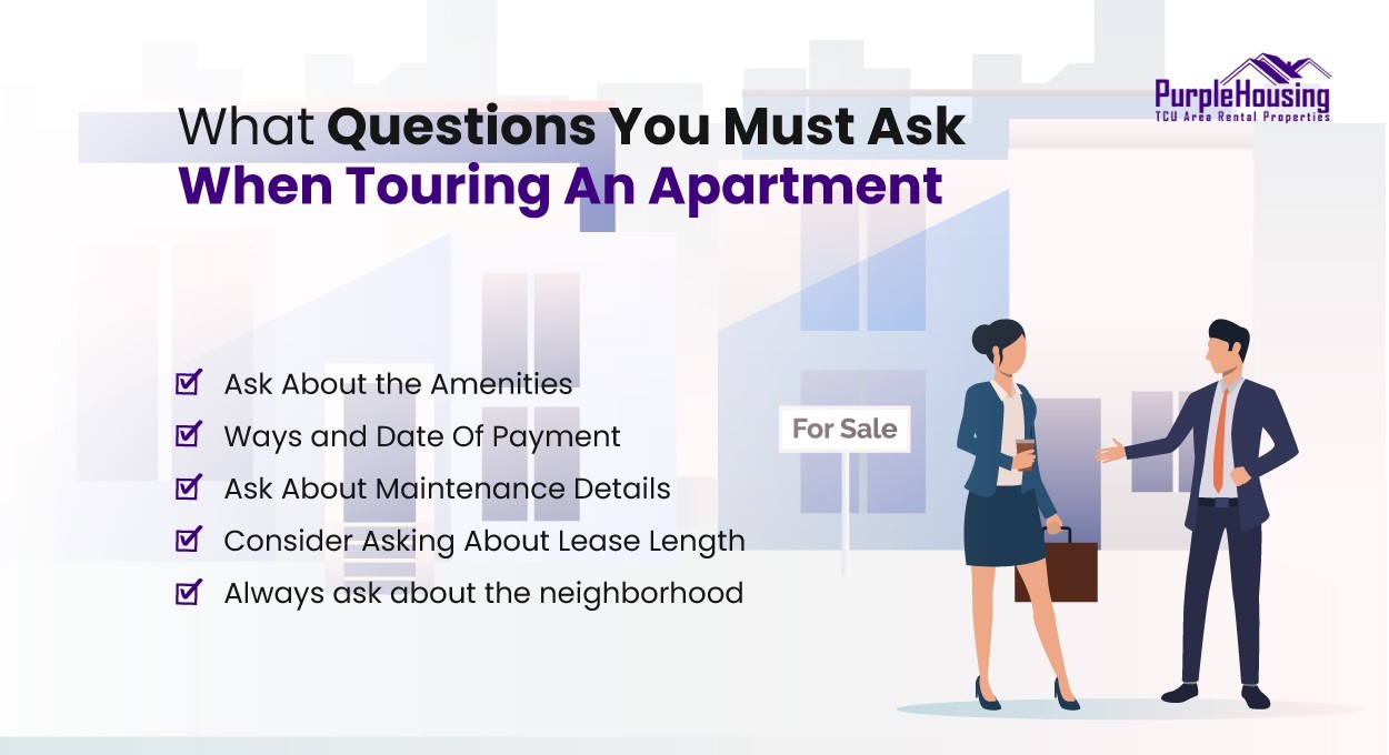 WhaWhat Questions You Must Ask When Touring An Apat Questions You Must Ask When Touring An Apartment